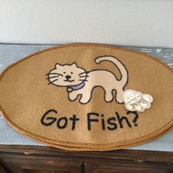 Got fish? Cat Mat