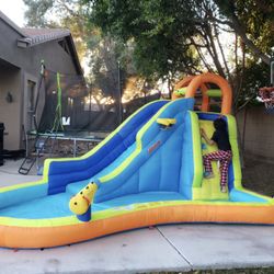 Inflatable Waterslide With Blower