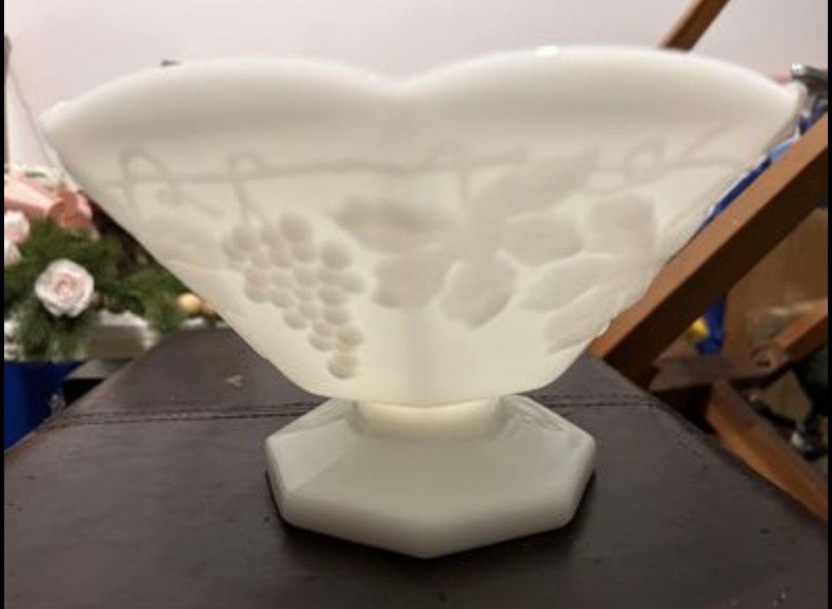 Antique Milk Glass 