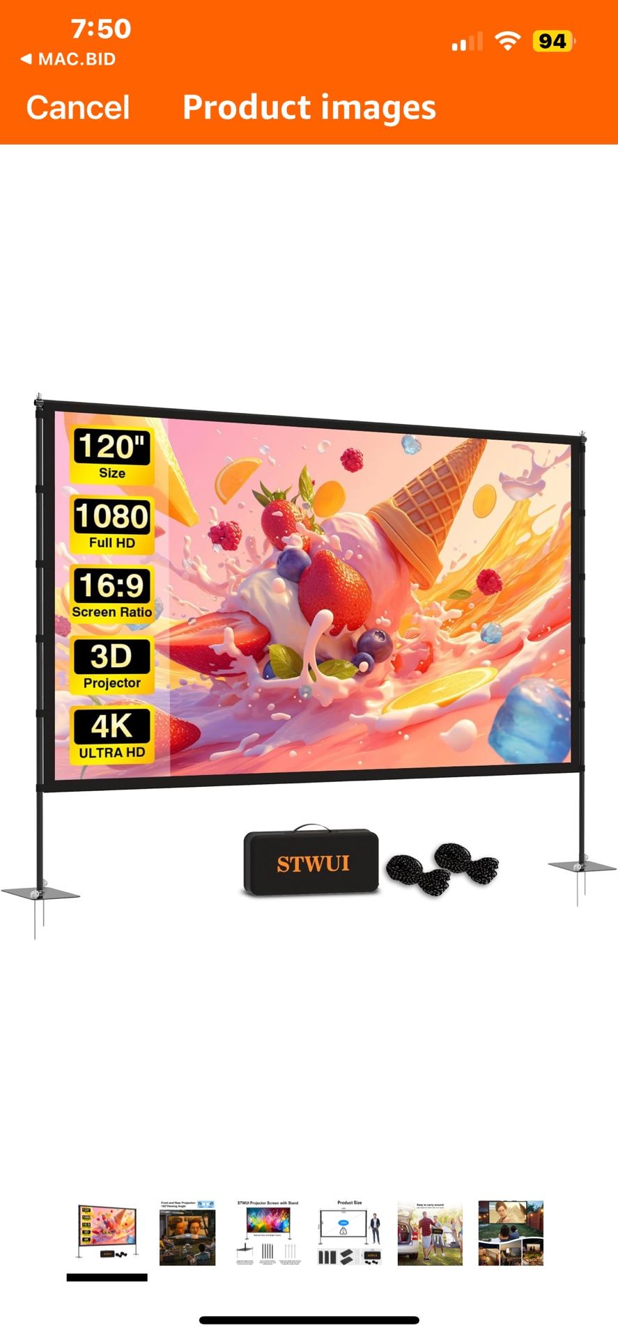 Screen Projector $30