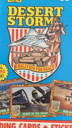 Topps 1991 Desert Storm Trading Cards