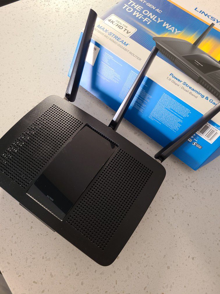 Linksys Max Stream AC1900 wireless router AND Arris Surfboard SB6183 Cox modem combo