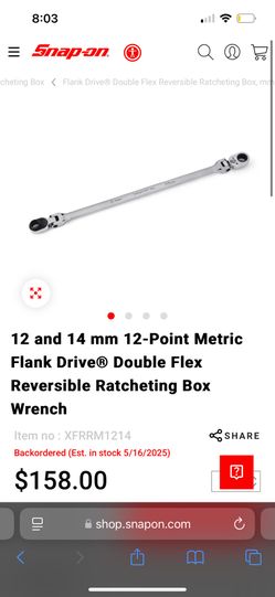 Snap On 12-14 Wrench