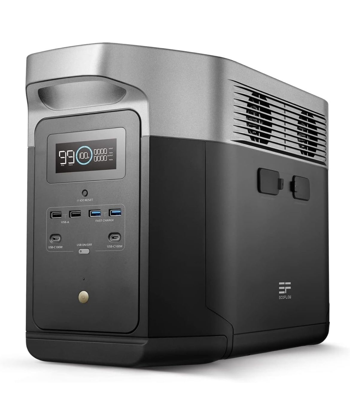EF ECOFLOW Portable Power Station DELTA Max 2000, 2016Wh Expandable Capacity, 1.8H to Full Charge, Solar Generator for Home Backup, Emergency
