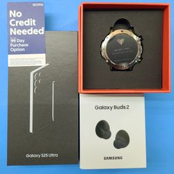 Samsung Galaxy S25 Ultra 256gb T-Mobile New Sealed In Box, Includes free Watch And Headphones. Pay $10 TODAY REST IN PAYMENTS NO CREDIT NEEDED 