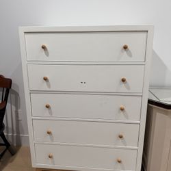 Young America Solid Wood 5-Drawer Dresser – Made in USA – MCM Style