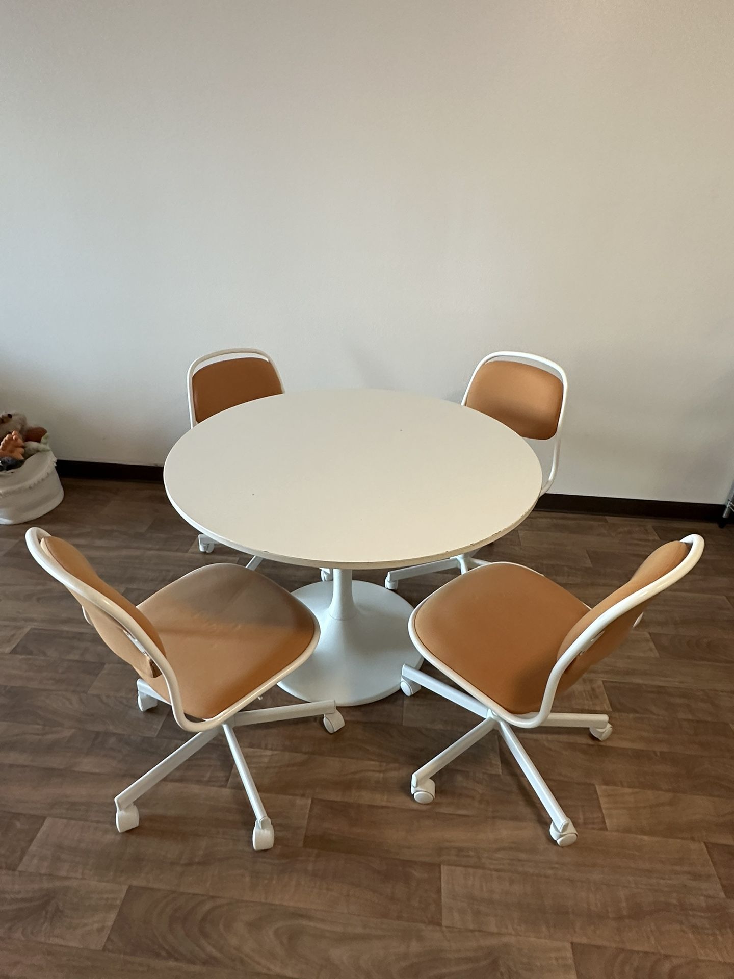 IKEA Docksta Dining Table + Chairs