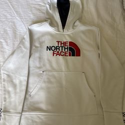 North face fleece lined with hood