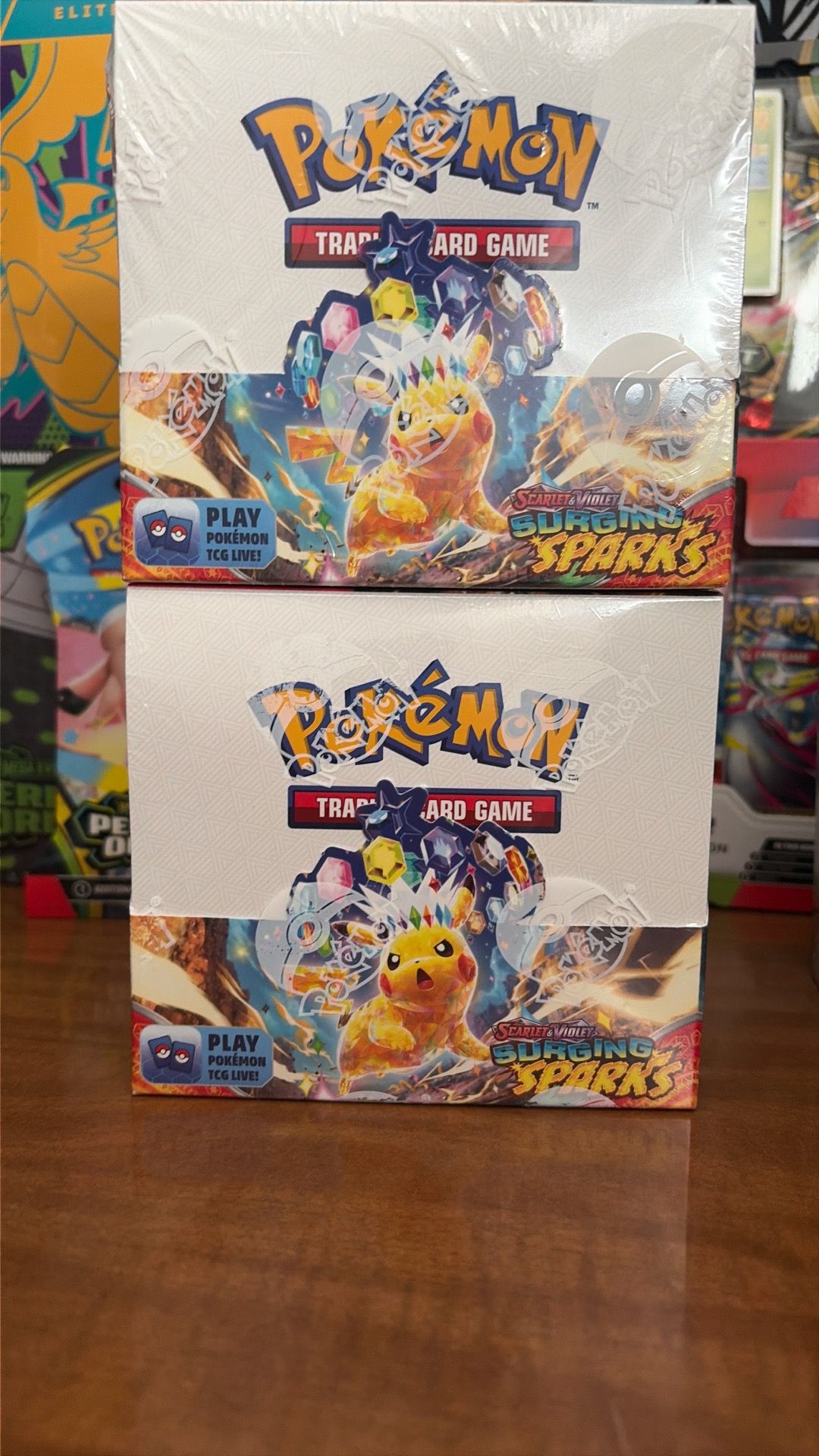Pokemon Scarlet and Violet Surging Sparks Booster Box sealed