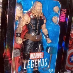 Marvel Legends Thor, Captain America. 