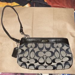 Coach Monogram Wristlet
