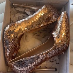 Gorgeous Rose Gold Heels 