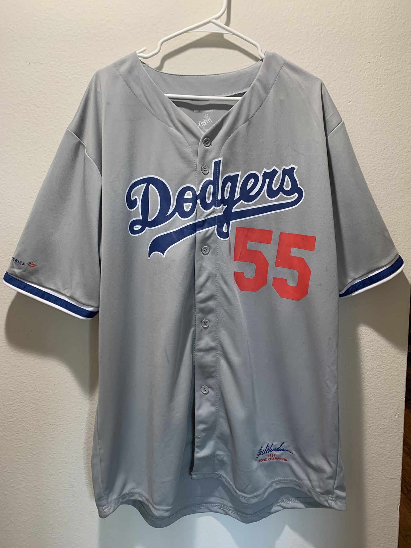 Dodger Orel Hershiser Jersey