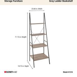 Set Of 2 Ladder Shelves 