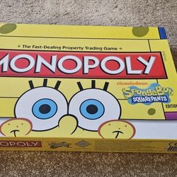 Monopoly SpongeBob SquarePants Nickelodeon Edition 2010 Board Game New & Sealed!