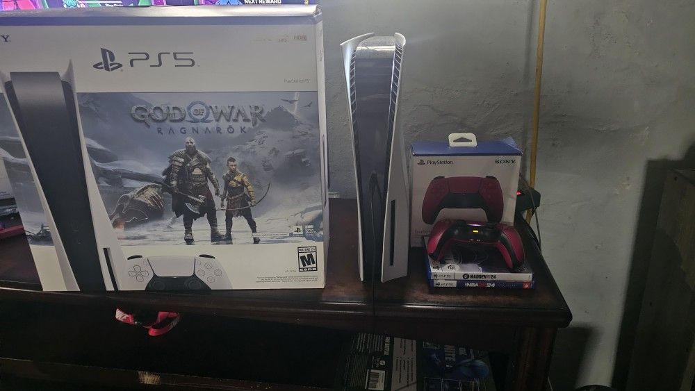 Ps5 With 3 Games