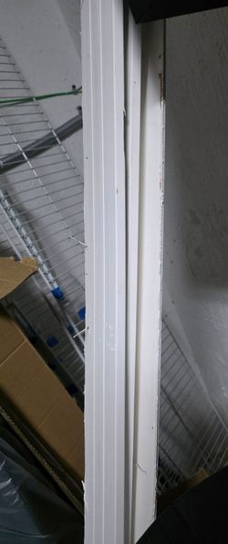 Used white baseboards