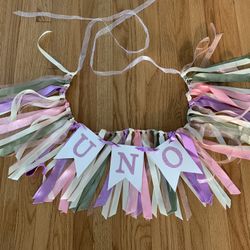 High Chair Birthday Banner 