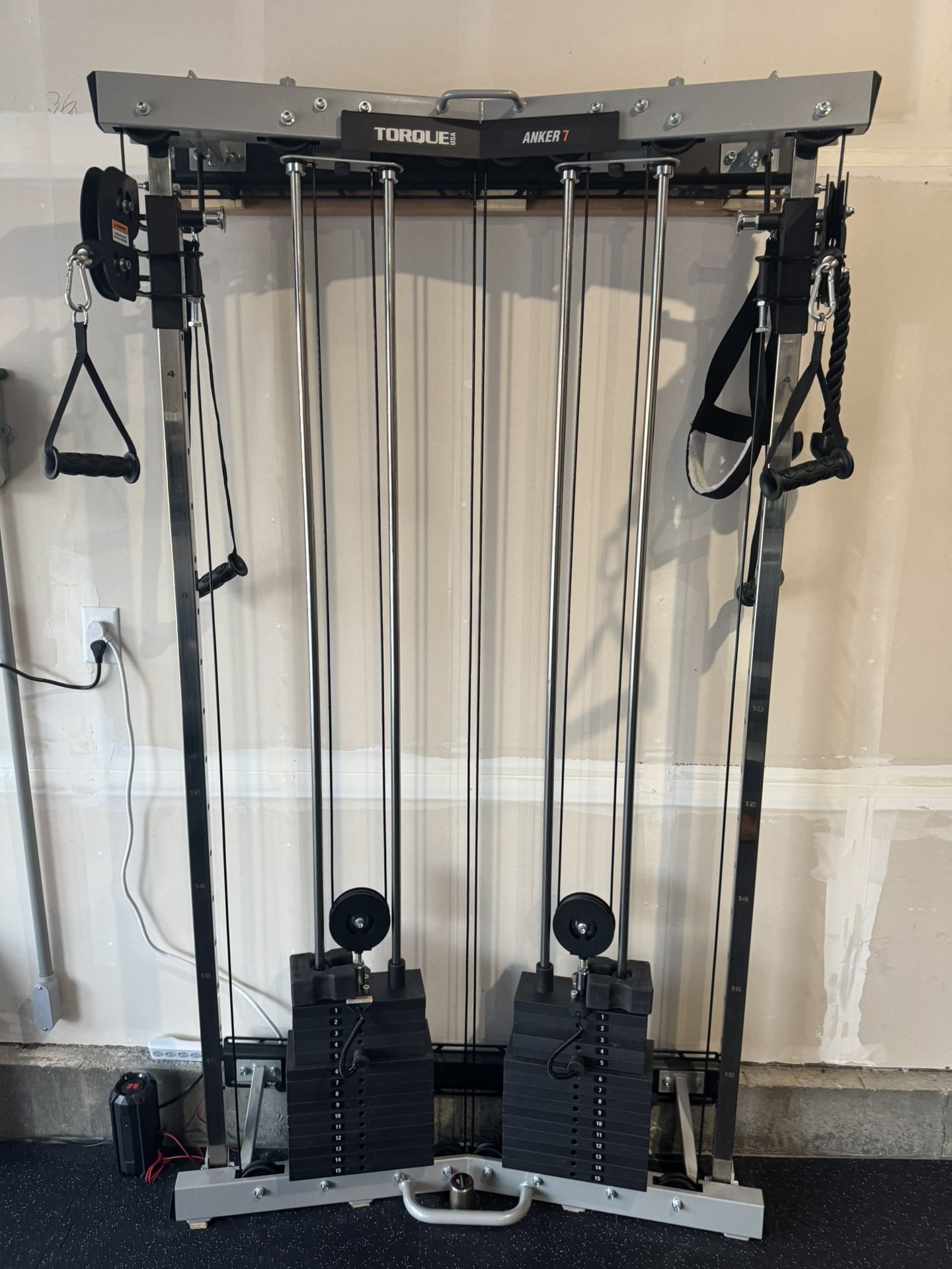 π₯ Cable Workout System β 200 lb Upgrade + Full Accessory Pack