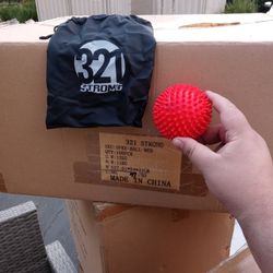 Red Spike Ball Massager