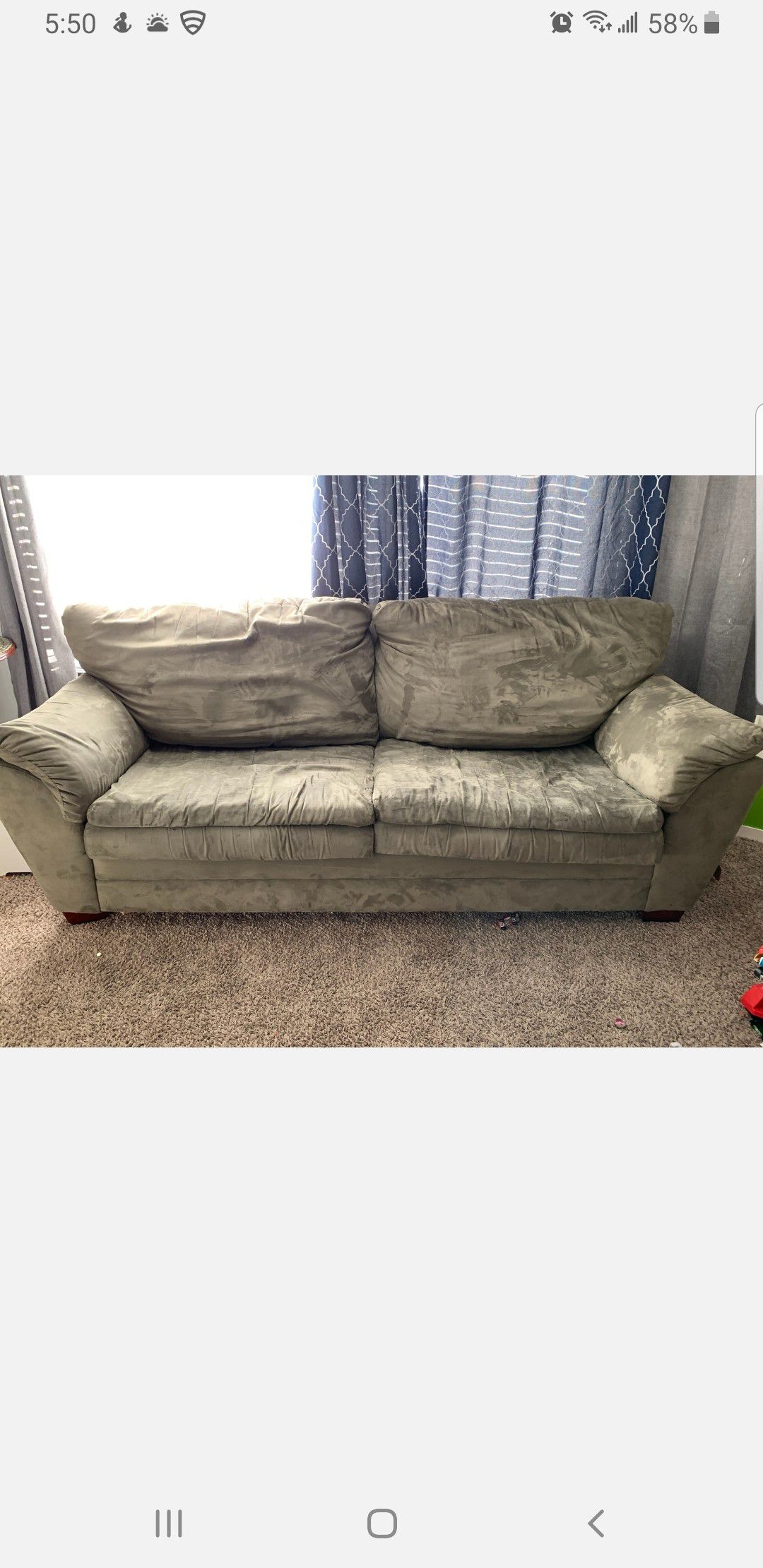 Free matching couches/sofas