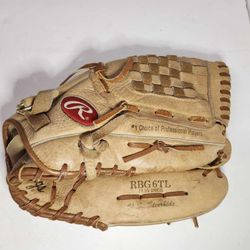 Rawlings RBG6TL 12.5" Baseball Mitt RHT Right Hand Throw Fastback Model