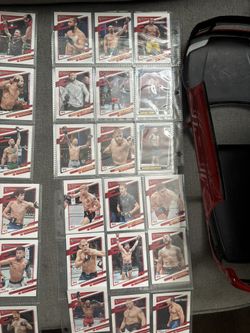 UFC cards With Binder 
