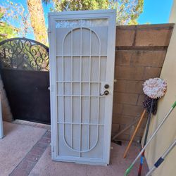 32" Metal door and 32" Security door.