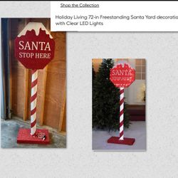 Santa Yard Decoration 