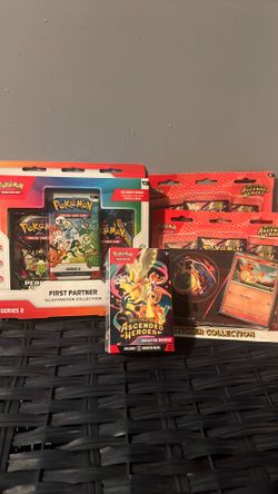 Ascended Heroes + First Partner + Sticker Collections