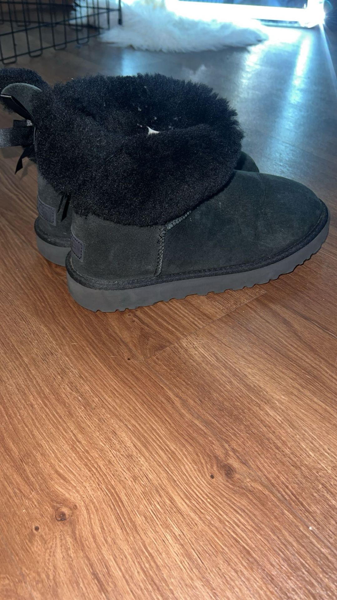 Black Ugg Boots With Bows