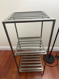 3-Tier Metal Storage Shelf Unit