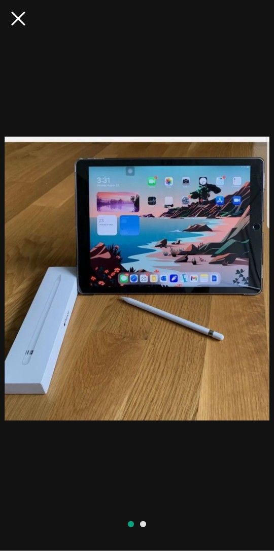 Ipad Pro 128gb 12inch W/apple Pencil