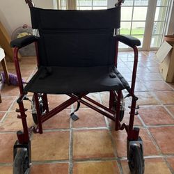 Drive Medical Heavy Duty Bariatric Transport Chair 450lb Capacity