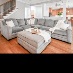 Sectional Sofa With Ottoman 