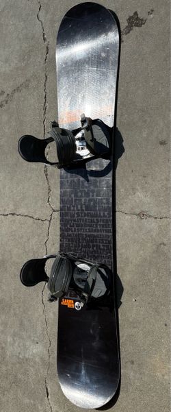 🏂 GNU Carbon High Beam 159 Snowboard + RIDE LS Bindings