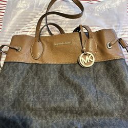 Michael Kors Brown Leather Bag 