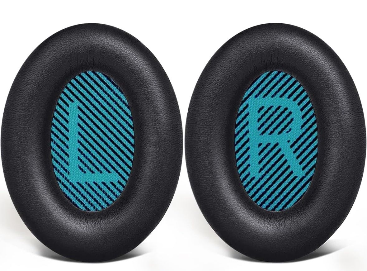 Leather Earpads Cushions for Bose Headphones, Replacement Ear Pads for Bose QuietComfort 15 QC15 QC25 QC2 QC35/Ae2 Ae2i Ae2w/SoundTrue & SoundLink Aro