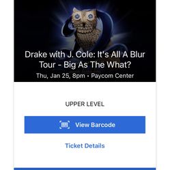 Drake It’s All A Blur Tickets: Oklahoma
