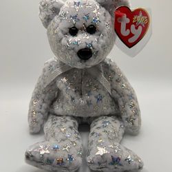Ty Beanie Baby "The Beginning" Bear 2000 Very Rare RETIRED 2000