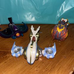 Skylanders Superchargers Land Air Sea Vehicle Lot Sea Shadow Burn Cycle Jet