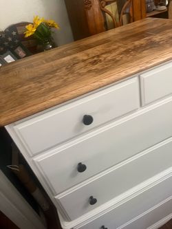 Solid maple tallboy
