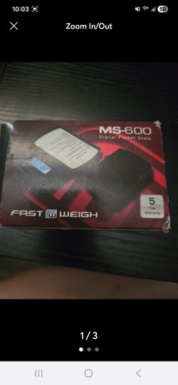 Fast Weigh Digital Pocket Scale 