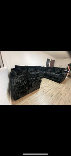 Brand New Super Plush Comfy Corduroy Sectional Set 