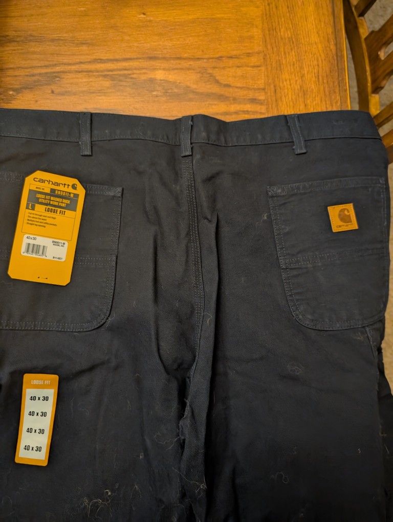Black Carhartt Jeans. 40x30