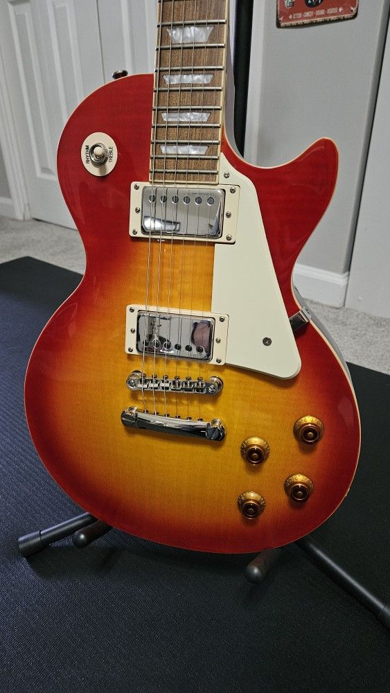 Epiphone Les Paul Standard PlusTop Pro w/ EMG JH James Hetfield Humbuckers guitar