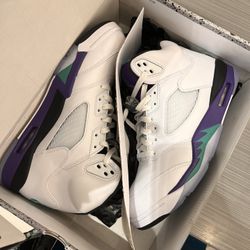 Air Jordan Retro 5 Grapes Size 11