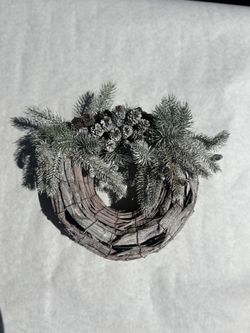 Vintage Inspired Wintery Wreath