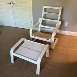 IKEA Chair & Ottoman Frame + Free Cushions