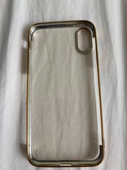 iPhone X protector case . Color gold